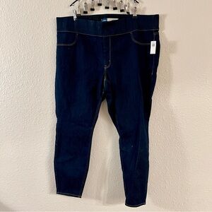 Old Navy Dark Blue Women Jeggings Size 22